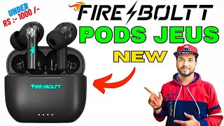 Fireboltt Pods Zeus New Launched Review  Fireboltt Pods Zeus Features  Best Earbuds under 1000 [upl. by Eemla615]