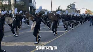 Alabama State Marching Band and Stingettes  Magic City Classic Parade [upl. by Olrac]