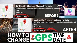 GPS Map Camera Ka Time Date or Location Change kare  How to Change the Gps Map Camera Location [upl. by Isle768]