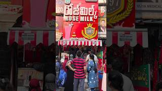 RAJAHMUNDRY FAMOUS ROSE MILK food shorts rosemilk rajahmundry youtubeshorts [upl. by Berri]