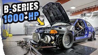 1000hp Turbo BSeries EG hits the dyno for Hday Summer 2024 OG Sonic H Day Prep [upl. by Neehsuan]