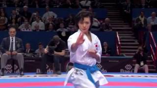 宇佐見里香 2012年 世界空手道選手権大会 （フランス） 個人形 優勝 WKF Paris 2012 karate [upl. by Rellia]