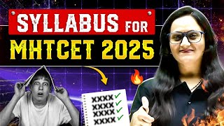 🚨 MHT CET 2025 SYLLABUS Update 🚨Changes You NEED to Know to Crack the Exam 😱🔥 [upl. by Arvid]