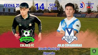 TerceraB Resumen Coliseo FC vs Julio Covarrubias  Fecha 21 [upl. by Sinnaiy]