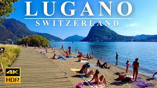 Lugano Switzerland 4K Lugano Walking Tour  The best of Lugano [upl. by Atal]