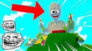 😂 ¡ESCONDITE DE PLASTILINA EN EL TEMPLO TROLL CON AMIGOS  Human Fall Flat 8 [upl. by Lzeil]