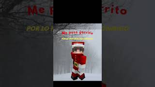 Frases para navidad🎄navidad matidelamatrix minecraft frases nieve music lyrics edit musica [upl. by Neelrac]