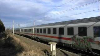 Züge am 03012012 auf den Bahnstrecken Würzburg  Ansbach und Würzburg Gemünden Teil 2 [upl. by Neddie215]