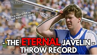 The 104Meter Javelin Throw That CHANGED OLYMPIC HISTORY FOREVER  The Story of Uwe Hohn [upl. by Allard515]