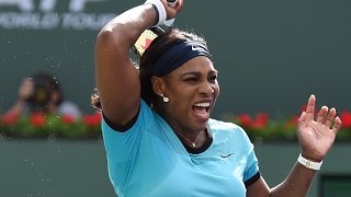 2016 BNP Paribas Open Round of 16  Serena Williams vs Kateryna Bondarenko  WTA Highlights [upl. by Bencion]