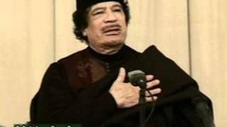 Libye Kadhafi accuse lOccident de quotcomploterquot [upl. by Joktan]