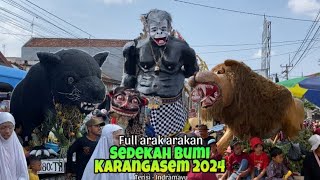 FULL Arak Arakan SEDEKAH BUMI KARANGASEM 2024 Terisi  Indramayu [upl. by Buzzell]