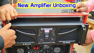 Ad 9000 Amplifier Unboxing  Bass Bajane ke liye best machine  Om Sound x Dj A2S [upl. by Milak191]