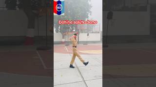 JD cadet dahine salute demo 👌🇮🇳🫡 ncc viralshorts shortsfeed trending shortvideo shorts [upl. by Niletac]