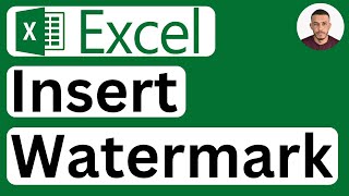 How to Insert Text Watermark in Excel  Easy to Follow [upl. by Anirbas]