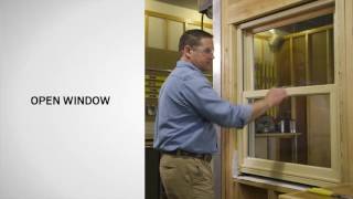 Replace Bottom Rail Weatherstrip on 400 Series Woodwright® DoubleHung Windows  Andersen Windows [upl. by Fredi]