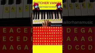 【REQUEST】Butcher Vanity PIANO TUTORIALvocaloid ghostandpals pianotutorial piano gachameme fyp [upl. by Sucramej]