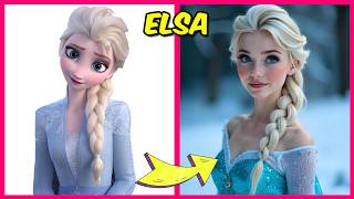 How FROZEN 1 amp 2 Movie Characters Look In Real Life  Guess The Voice Quiz  Favorite Foods amp More [upl. by Tom]