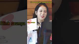 Jisoo face reaction short [upl. by Aitnahs]