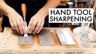 How I Sharpen My Hand Tools amp Making a Sharpening Stone Jig [upl. by Arymat610]