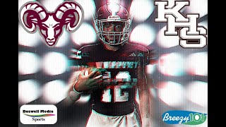 Football  Houston vs Kosciusko October 25 2024 [upl. by Walden177]