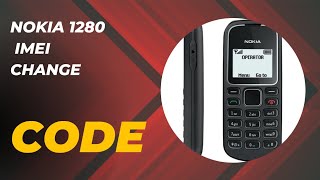 chaina 1280 IMEI change code Nokia 1280 change IMEI code [upl. by Aynahs]