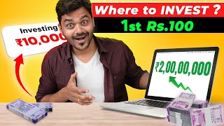 🤯 How to invest your First Rs100 in Share Market 🔴 Live Demo  What is INDEX FUND  TS [upl. by Armyn491]