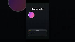 Centre o div coding webdevelopment [upl. by Onimixam]