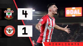 90SECOND HIGHLIGHTS Southampton 41 Brentford  Premier League [upl. by Costanza]