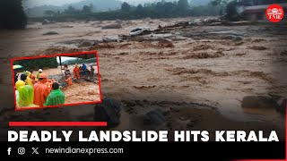 Kerala landslide Many dead and several trapped in multiple landslides in Wayanad [upl. by Docia]