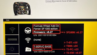 Thrustmaster SF1000 Firmware update to version 627 September 2023 [upl. by Alehc]