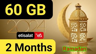 Etisalat 60GB Data  Etisalat Ramadan offer 2024  UAE Ramadan offer 2024 [upl. by Notsirt]