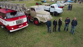 Impressionen aus luftiger Höhe vom 3 Oldtimertreffen am 02 und 03Oktober 2021 in Loitz [upl. by Aliemaj]