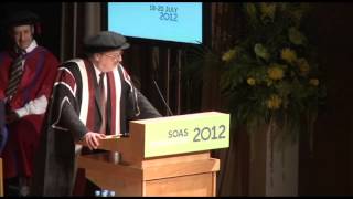 Directors Welcome at the 2012 Graduation SOAS University of London [upl. by Ellehsar763]