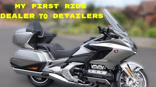 My 2023 Honda Goldwing DCT Tour Dealer to Ceramic Coating Specialist [upl. by Zink]