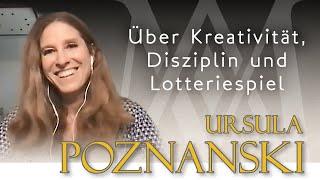 Ursula Poznanski  Über Kreativität Disziplin und Lotteriespiel [upl. by Aitital]