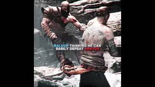 Baldur really thought he could win with Kratos😭┃God of War 4K shorts [upl. by Elephus712]