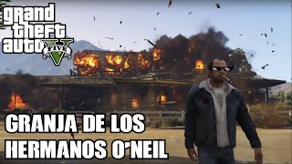 GTA V  Trevor Destruye Laboratorio de cristal de los Hermanos ONeil [upl. by Lyreb]