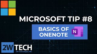 Tech Tip 8 Microsoft OneNote Quick Intro [upl. by Ringsmuth366]