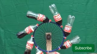 How to Make Free Energy Perpetual Motion With coke Bottles Diy Experiment [upl. by Strang]