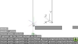 Tutorial Puerta 3D  AutoCAD 2014 [upl. by Bounds]