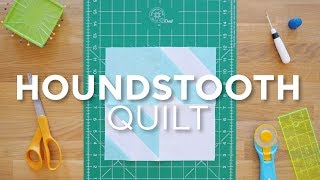 Quilt Snips Mini Tutorial  The Houndstooth Quilt [upl. by Treb]