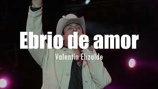 LETRA Valentín Elizalde  Ebrio De Amor [upl. by Katerina]