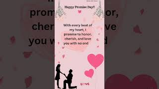 Happy Promise Day wishes for love promiseday 11february shorts 11feb love [upl. by Nagek]