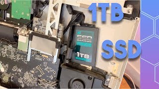 We put a 1tb SSD in our 400 iMac [upl. by Annahsat531]