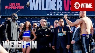 Wilder vs Fury WeighIn  Dec 1 on SHOWTIME PPV [upl. by Annail922]