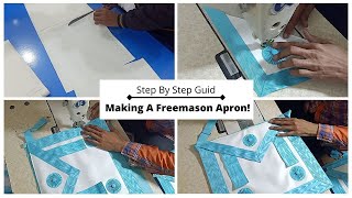 Making A Freemason Apron  Master Mason Apron  Masonic Regalia Apron Tutorial  Wannat Group [upl. by Fay]