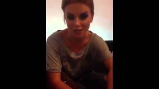 Julia Volkova Video Message 23072013 [upl. by Avehs]