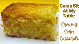 Creamy Corn Casserole  A Cross Between Corn Bread and Corn Pudding  So Moist and Delicious [upl. by Eyahs266]