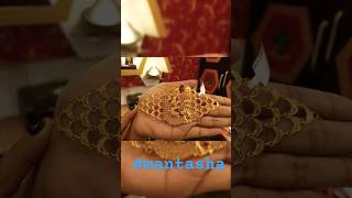 exclusive gold mantasha collection  weeding mantasha design shorts youtubeshorts goldjewellery [upl. by Fondea]